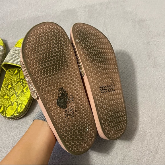 2 Pairs Of Rhinestone Slippers - Picture 6 of 8